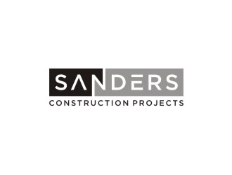 Sanders Construction Projects logo design by sabyan