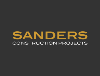Sanders Construction Projects logo design by pakNton