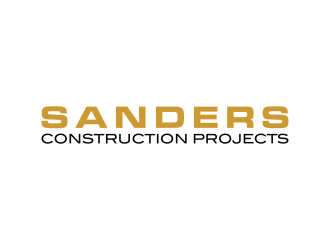 Sanders Construction Projects logo design by pakNton
