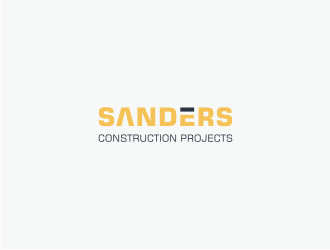 Sanders Construction Projects logo design by Susanti