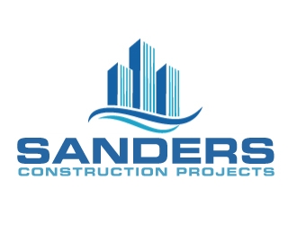Sanders Construction Projects logo design by ElonStark