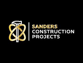 Sanders Construction Projects logo design by azure