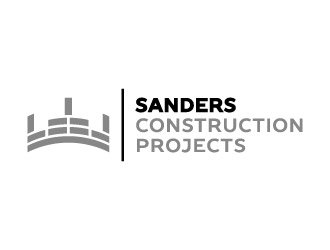 Sanders Construction Projects logo design by azure