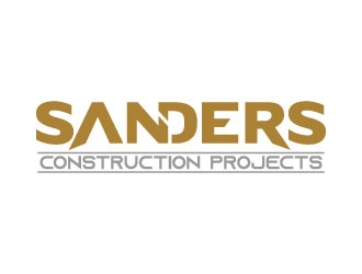 Sanders Construction Projects logo design by daywalker
