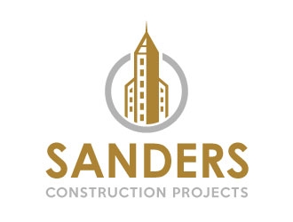 Sanders Construction Projects logo design by Suvendu