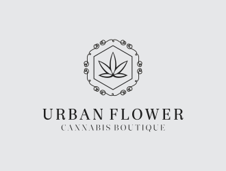 Urban Flower Cannabis Boutique logo design by violin