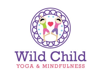 Wild Child Yoga &amp; Mindfulness logo design by Suvendu