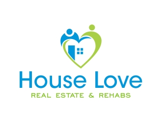 House Love Real Estate & Rehabs logo design by cikiyunn