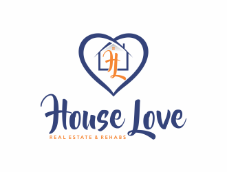 House Love Real Estate & Rehabs logo design by up2date
