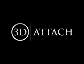 3D Attach logo design by p0peye