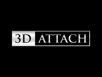 3D Attach logo design by p0peye