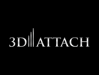 3D Attach logo design by p0peye