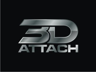 3D Attach logo design by agil
