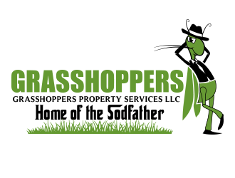 Grasshoppers Property Services LLC logo design by breaded_ham