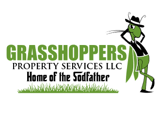 Grasshoppers Property Services LLC logo design by breaded_ham