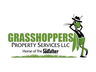 Grasshoppers Property Services LLC logo design by dibyo