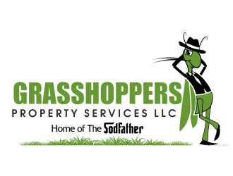 Grasshoppers Property Services LLC logo design by p0peye