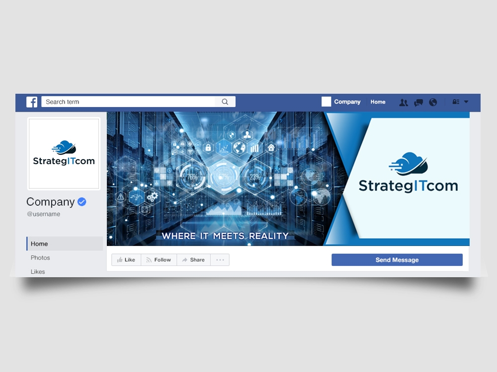 StrategITcom logo design by Realistis