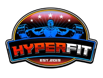 HyperFit logo design by DreamLogoDesign