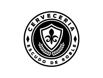 Cervecería Escudo de Roble logo design by BrainStorming