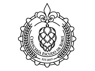 Cervecería Escudo de Roble logo design by AYATA