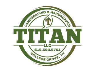 Titan Landscaping & Hardscapes LLC logo design by beejo