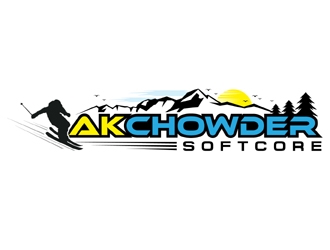 AK Chowder Softcore logo design by MAXR