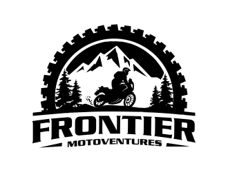 frontier motoventures logo design by ruki