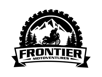 frontier motoventures logo design by ruki