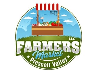 Prescott Valley Farmers Market LLC logo design by DreamLogoDesign