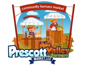 Prescott Valley Farmers Market LLC logo design by Suvendu