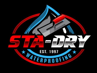 Sta-Dry Waterproofing logo design by DreamLogoDesign