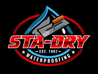 Sta-Dry Waterproofing logo design by DreamLogoDesign