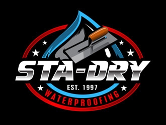 Sta-Dry Waterproofing logo design by DreamLogoDesign