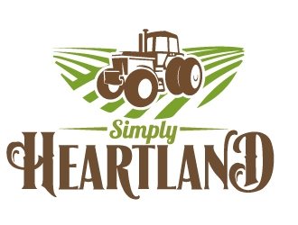 Simply Heartland logo design by ElonStark