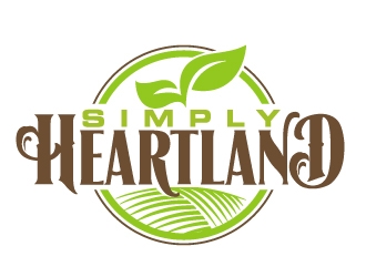 Simply Heartland logo design by ElonStark