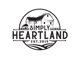 Simply Heartland logo design by dasigns
