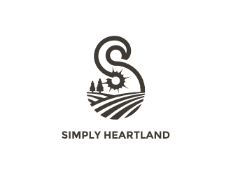 Simply Heartland logo design by ramapea