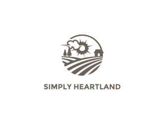 Simply Heartland logo design by ramapea