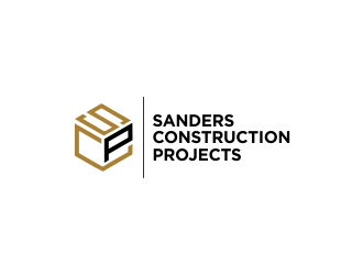 Sanders Construction Projects logo design by akhi