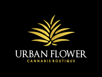 Urban Flower Cannabis Boutique logo design by JessicaLopes