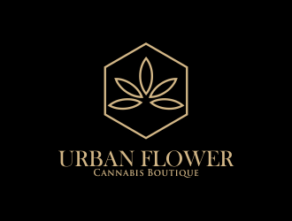 Urban Flower Cannabis Boutique logo design by Hidayat