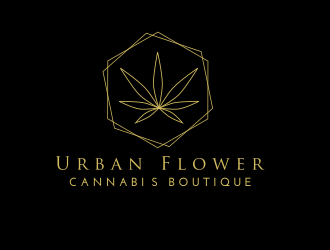 Urban Flower Cannabis Boutique logo design by Rossee