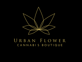 Urban Flower Cannabis Boutique logo design by Rossee