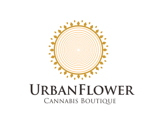 Urban Flower Cannabis Boutique logo design by AisRafa