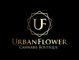 Urban Flower Cannabis Boutique logo design by AisRafa