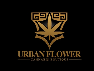 Urban Flower Cannabis Boutique logo design by art-design