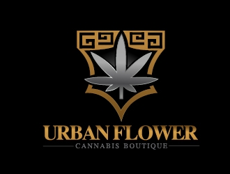 Urban Flower Cannabis Boutique logo design by art-design