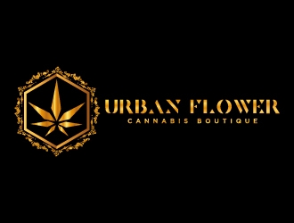 Urban Flower Cannabis Boutique logo design by Erasedink