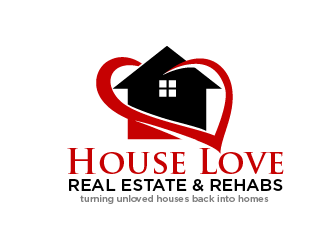 House Love Real Estate & Rehabs logo design by THOR_